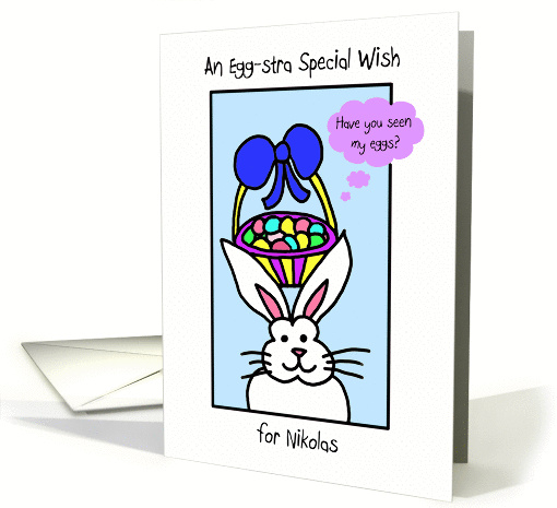 Nikolas -- Easter Bunny card (394049)