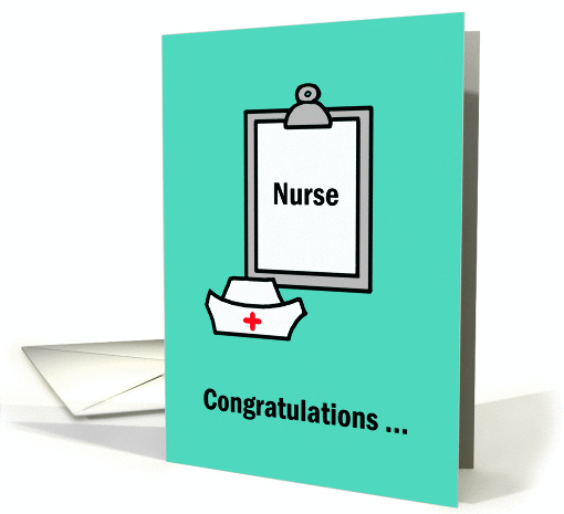 Nursing Graduation Card -- Congratulations Nurse card (402939)