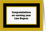 Law Degree...