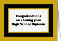 High School Graduation Congratulation Card