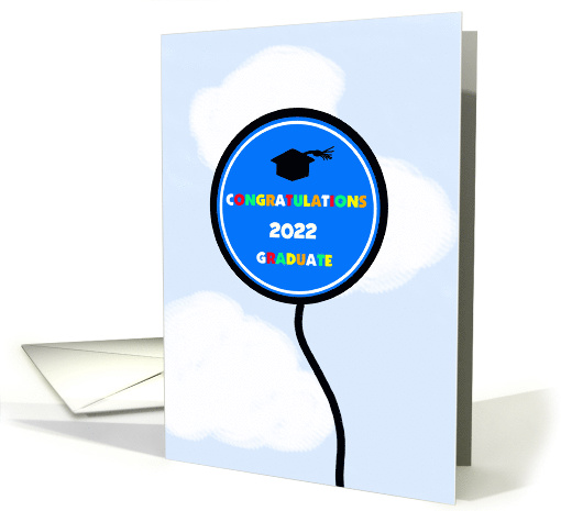 Graduation Congratulations Year Graduate Balloon card (405671)