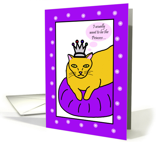 Mothers Day Card from Cat -- Golden Kitty card (411893)
