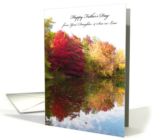 From Daughter & Son in Law Father's Day Card -- A Beautiful Day card