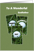 Godfather Happy Father’s Day -- Golf Balls card