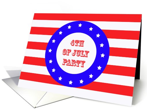 4th of July Party Invitation -- Stars and Stripes for the... (434182)