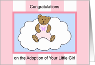 Adoption Greeting Card -- Baby Girl card