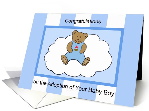 Adoption Card -- Baby Boy card (451453)