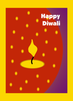 Diwali Card -- Light