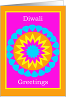 Colorful Rangoli Diwali Card
