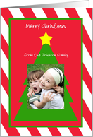 Custom Merry Christmas Photo Card