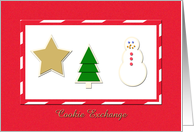 Invitation Christmas Cookie Exchange Cookies card
