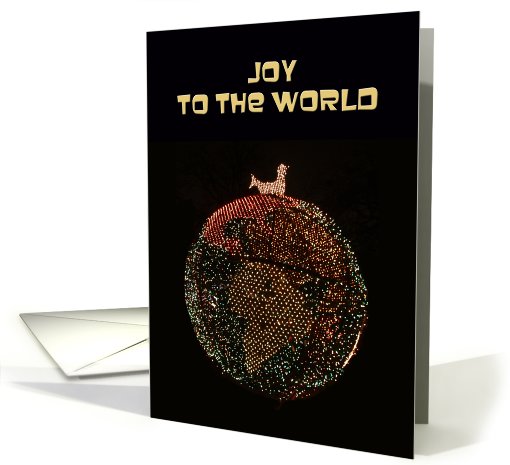 Christian Christmas Card -- Joy to the World card (521562)