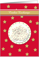 Christmas Cookie Exchange Invitation -- Cookies card