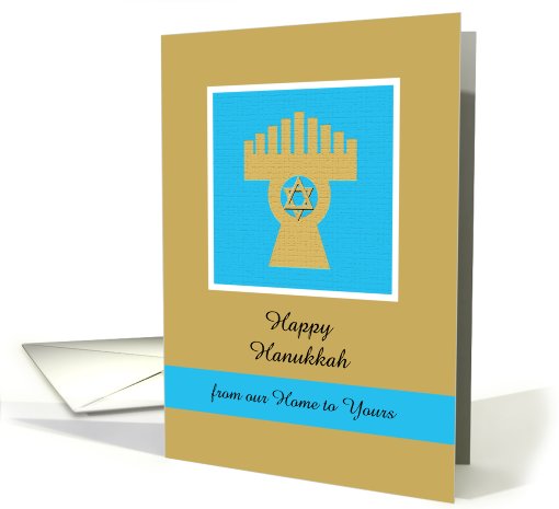 Happy Hanukkah Card -- Menorah card (524343)