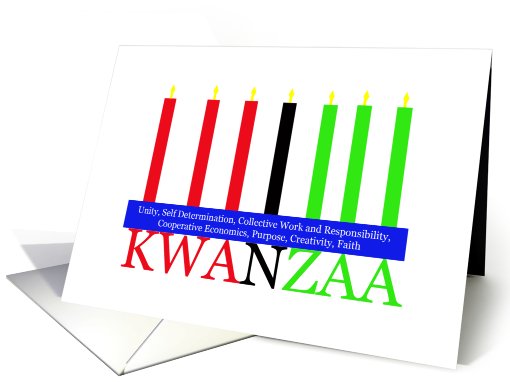 Kwanzaa Card -- Seven Principles card (525711)