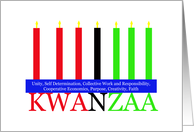 Kwanzaa Card -- Seven Principles card