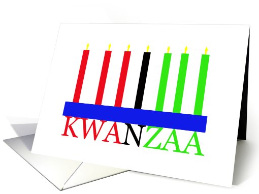 Kwanzaa Card -- Seven Candles card (525714)