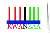 Kwanzaa Card -- Seven Candles card
