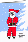 To Quincy Letter from Santa Card -- Santa Himself card
