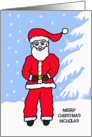 To Nicholas Letter from Santa Card -- Santa Himself card