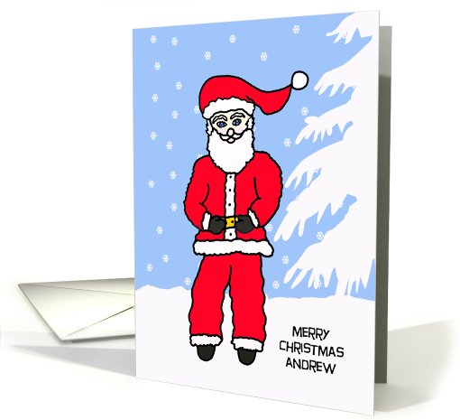 To Andrew Letter from Santa Card -- Santa Himself card (531831)