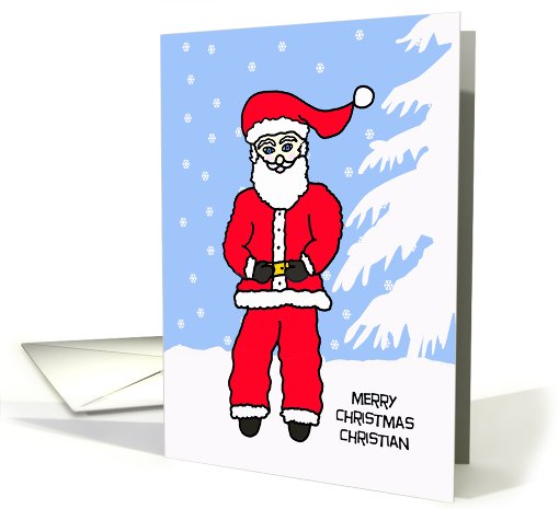 To Christian Letter from Santa Card -- Santa Himself card (531847)