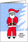 To Ashley Letter from Santa Card -- Santa Himself card