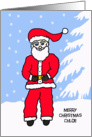 To Chloe Letter from Santa Card -- Santa Himself card