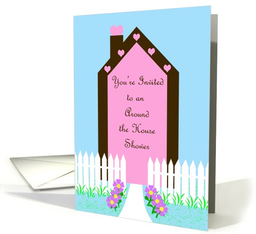 Around the House Bridal Shower Invitation -- Little Brown... (582041)