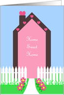We Just Moved New Address Announcement -- Home Sweet Home card