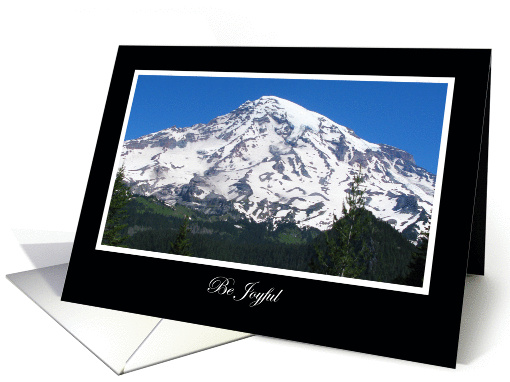 Christian Religious Birthday Card -- Mount Rainier card (667258)