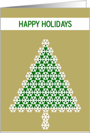 Corporate Business Christmas Holiday Card, Christmas Tree card