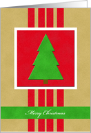 Merry Christmas, Christmas Tree card