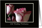 60th Birthday Party Invitation -- A Beautiful Rose card