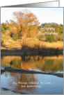 Christian Religious Birthday Greeting Card - River card