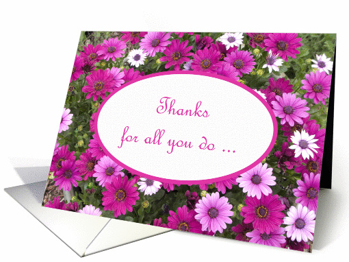 Beautiful Floral Administrative Professionals Day card (778107)