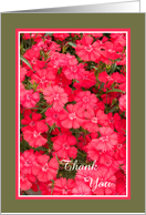 Red Flowers Administrative Professionals Day Card