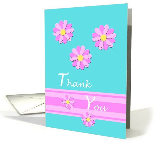 Daisies Employee Appreciation Thank You card (778143)