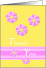 Daisies on Yellow Employee Appreciation Thank You Card