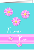 Daisies on Blue Administrative Professional Day Card