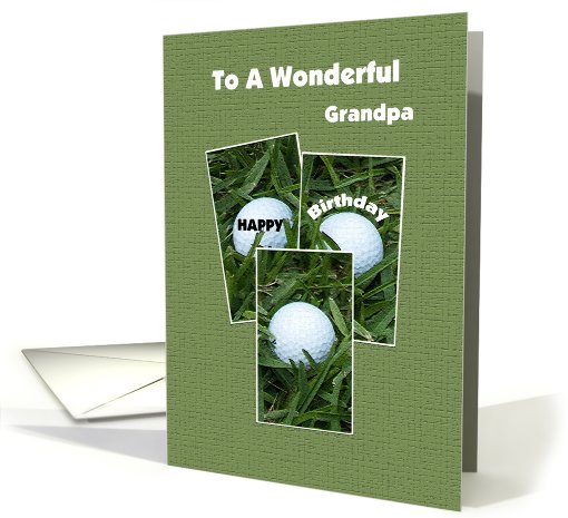 Golf Grandpa Birthday card (793341)