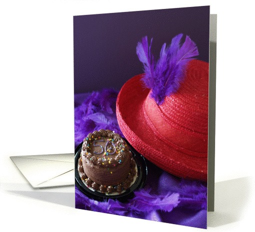 Red Hat 50th Birthday card (81138)