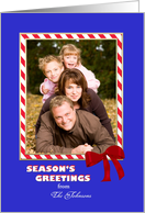 Christmas Digital Photo Cards -- Season’s Greetings card