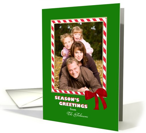 Christmas Holiday Photo Cards -- Season's Greetings card (851232)