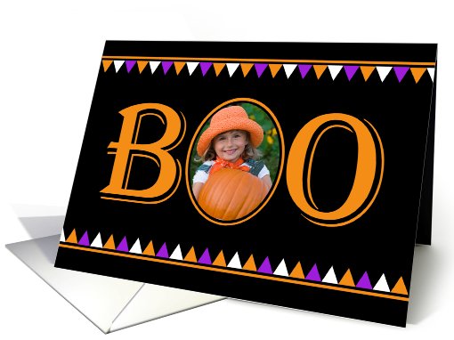 BOO Halloween Photo card (851944)