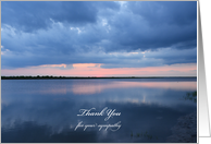 Christian Sympathy Thank You Card