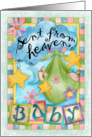 Baby Sent From Heaven Card