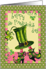 Happy St. Patrick’s Day Dancing Hat Card