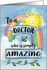 Thank You to a Doctor Who is Simply Amazing card