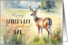 Father’s Day for a Special Dad with Deer in a Meadow card